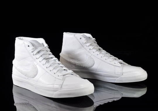 nike blazer mid bianche